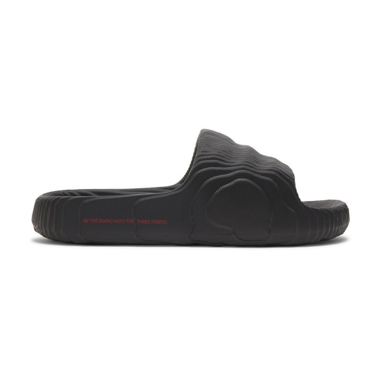 0F8602BD-36DA-48B6-BE5F-A29980F48550.png Adidas Adilette 22 Slides 'Black Scarlet' - Image 1