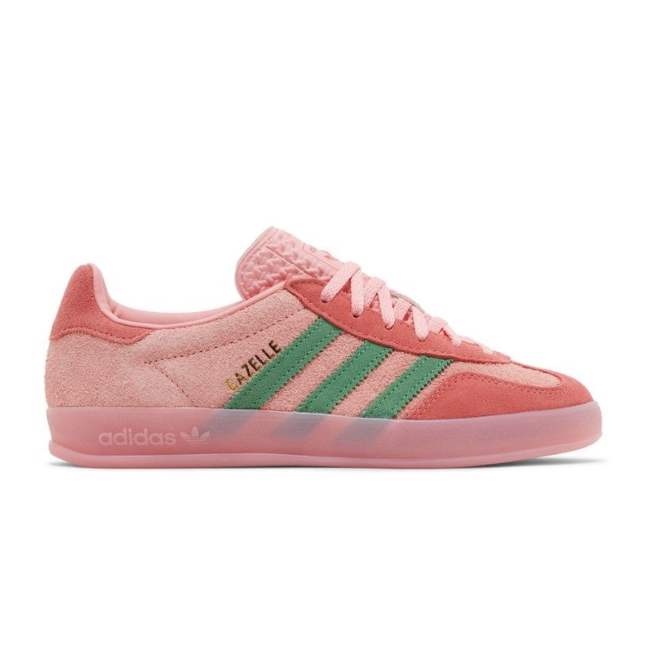 15600EAA-E570-404F-8F07-74FD9DA554B3.png Adidas Gazelle Indoor – Spark Preloved Green - Image 1
