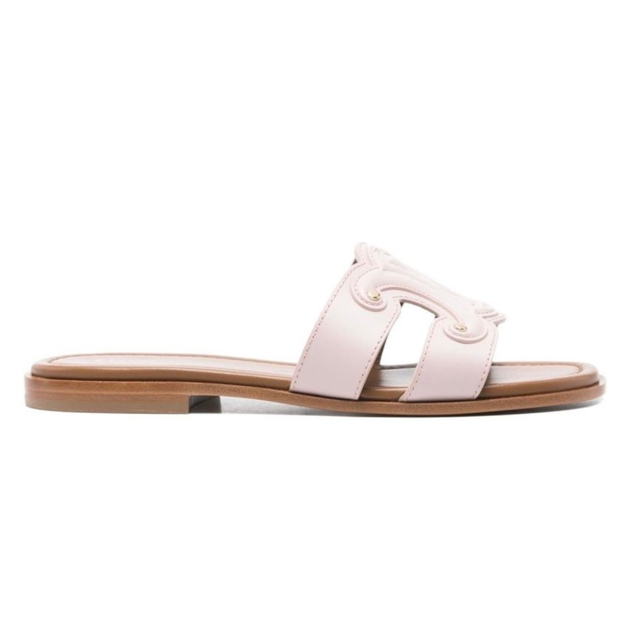 17D571D0-8108-4935-87D8-BDD95D0E269F.png Celine Marina Mule Calfskin Sandals - Image 1