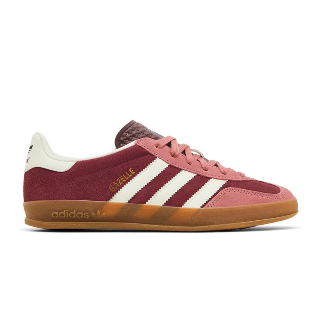 21C6F692-9902-424A-A1F6-979581BF4B2F.png Adidas Gazelle Indoor – Maroon Preloved Crimson - Image 1
