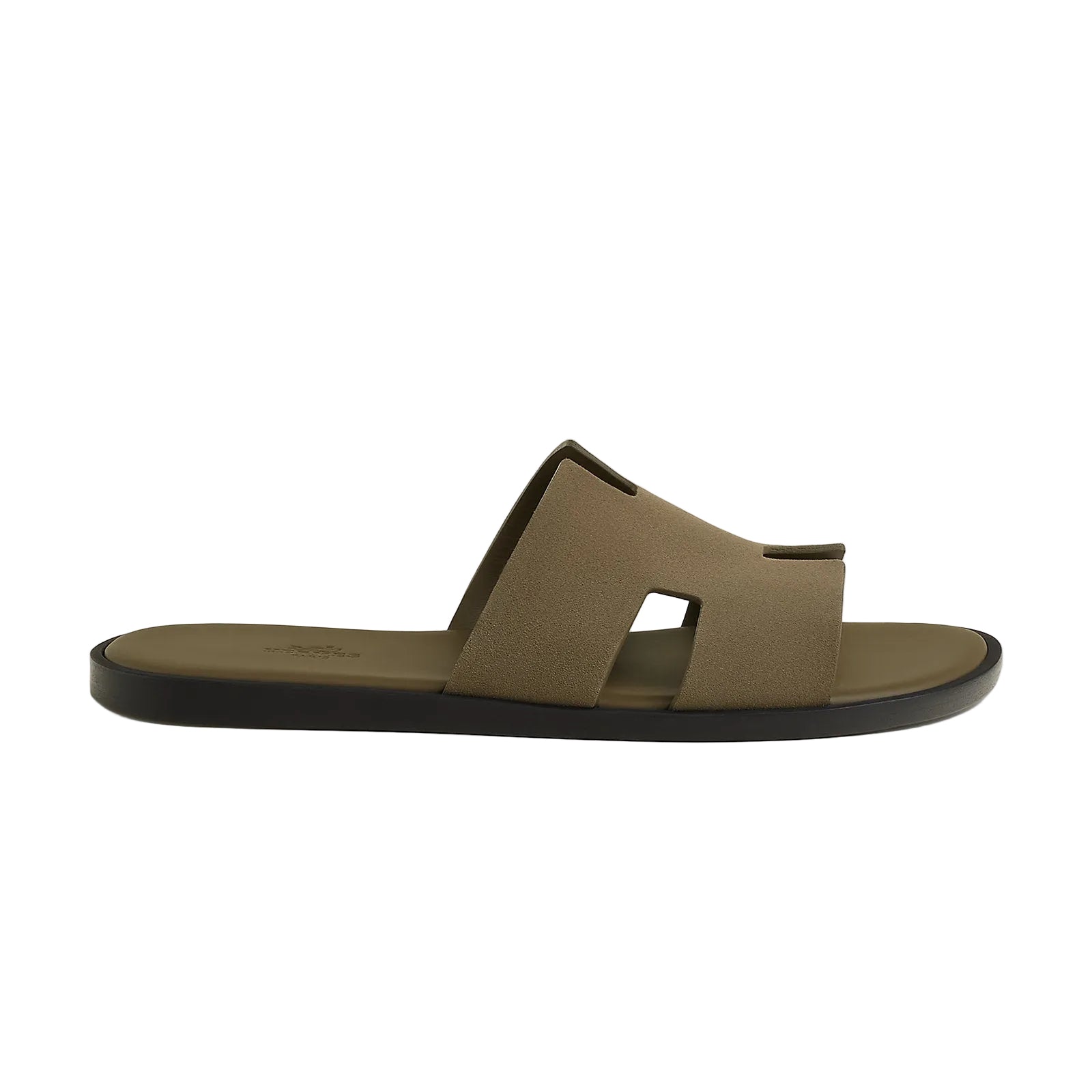 2EFADCA4-4B46-449C-8C96-17924B1F4A1F.jpg Hermès Izmir sandal 'Vert Toundra' - Image 1