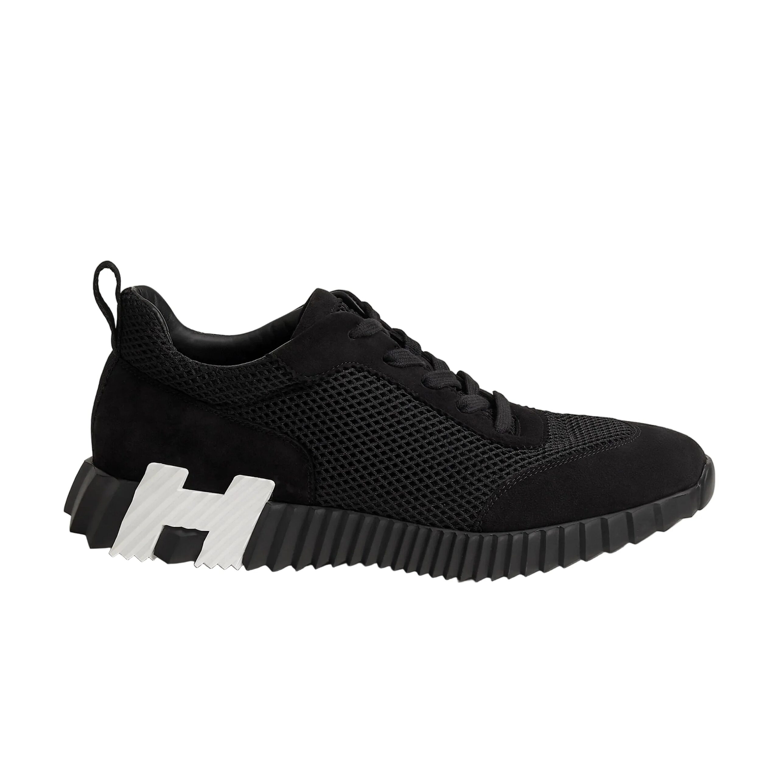 30532320-8F95-4106-B513-409C1F664F82.jpg Hermès Bouncing sneaker 'Noir' - Image 1