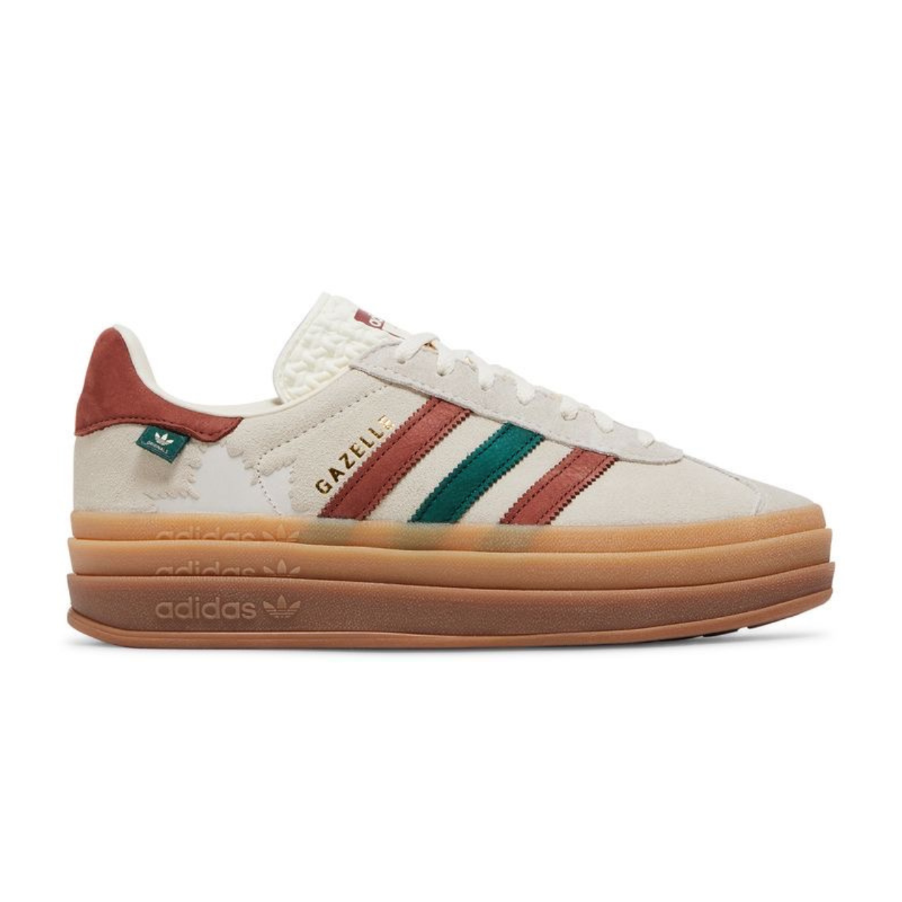 41C71551-FFA2-490C-9148-8C43C89605B0.png Adidas Gazelle Bold – Maple Leaf - Image 1