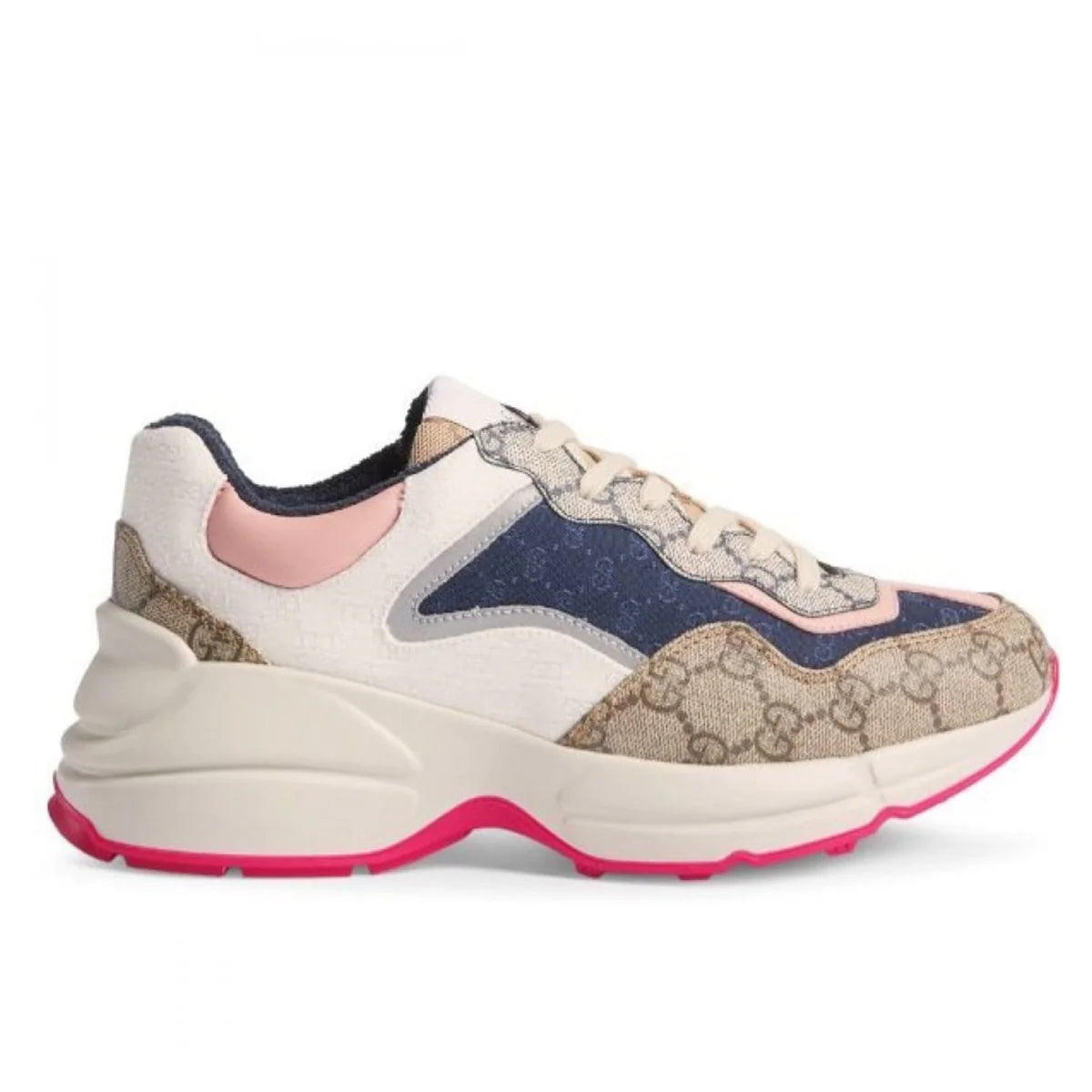 51373C97-8974-4E0D-9480-B5DD9109AEE2.jpg GUCCI MULTICOLOR GG RHYTON SNEAKERS - Image 1