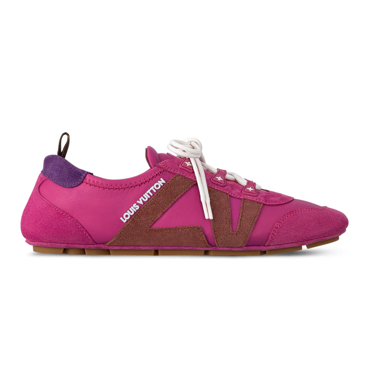 9AFF6771-9533-4E6F-A043-3352885C22C4.jpg Louis Vuitton LV Sneakerina Fuchsia Pink - Image 1
