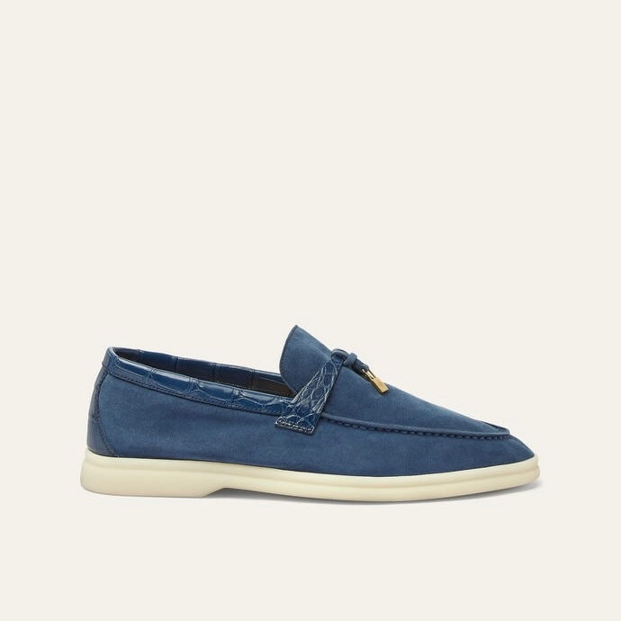 A4682C94-CA61-4536-BD43-21DFD62D33A4.jpg Loro piana Summer Walk Loafer 'Ocean Heart (W1CZ)' - Image 1