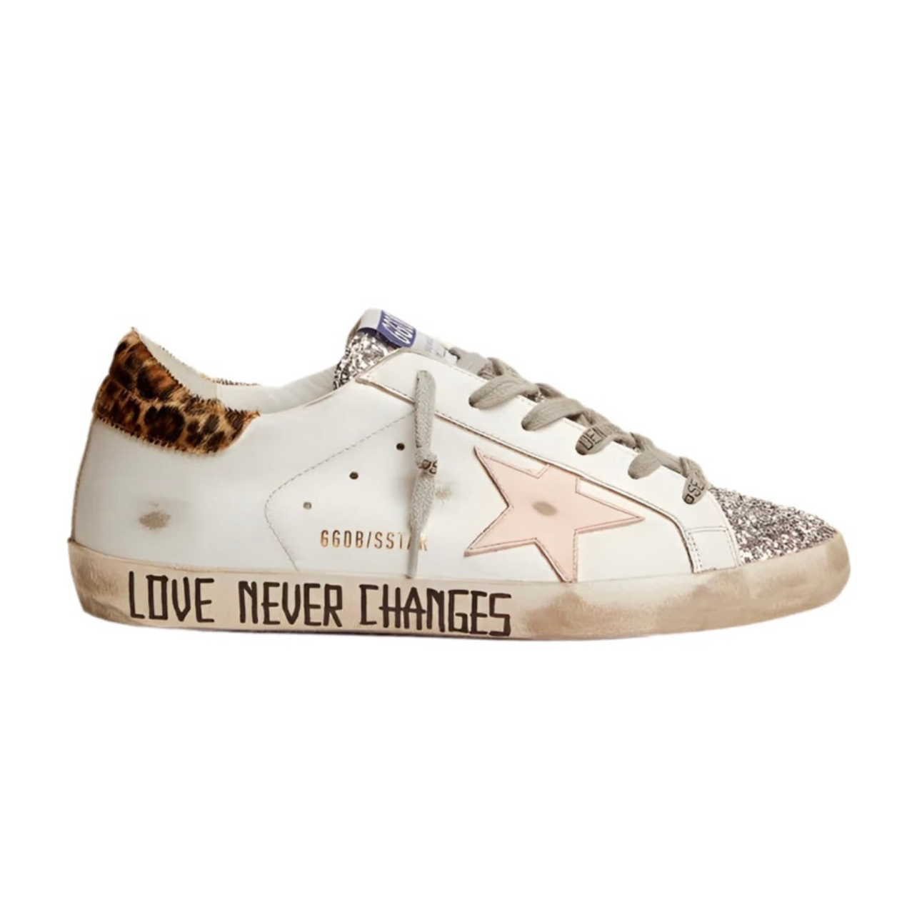 BF9FD484-2544-44FA-85F0-FEA896BC4614.png Golden Goose Lace-up flat-bottomed casual round-toed board (Women's) - Image 1