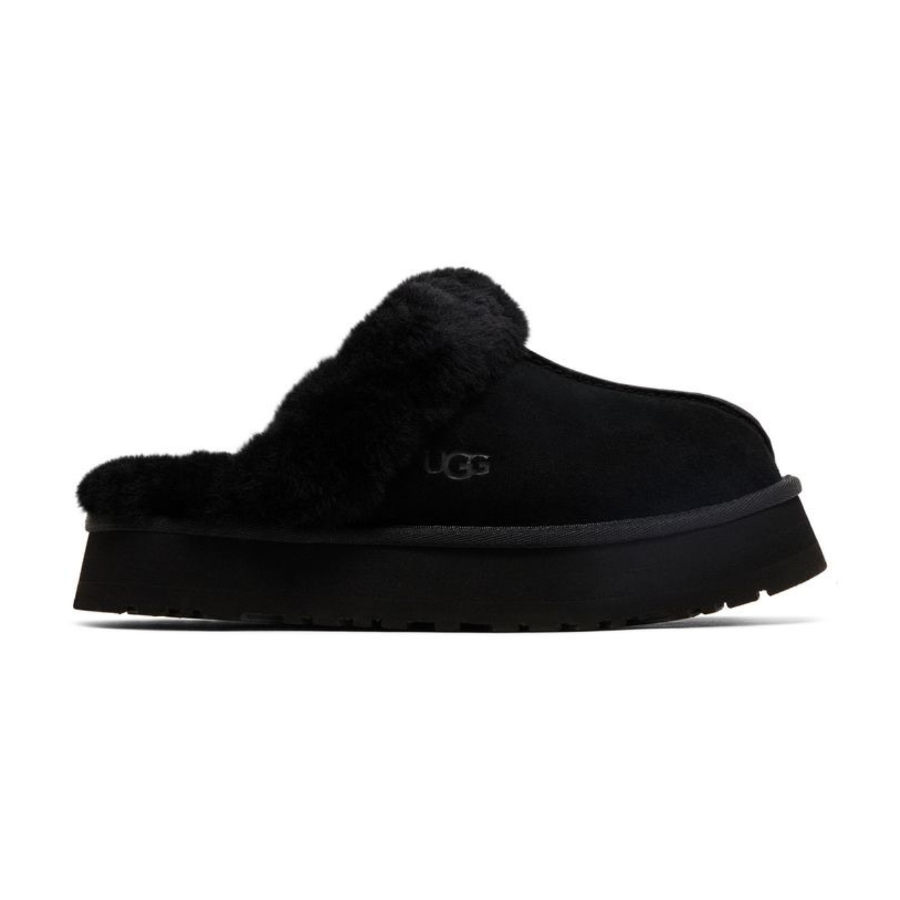 C917DB86-E97D-4D80-BB83-C55AF01127BC.png Ugg Disquette Slipper 'Black' - Image 1