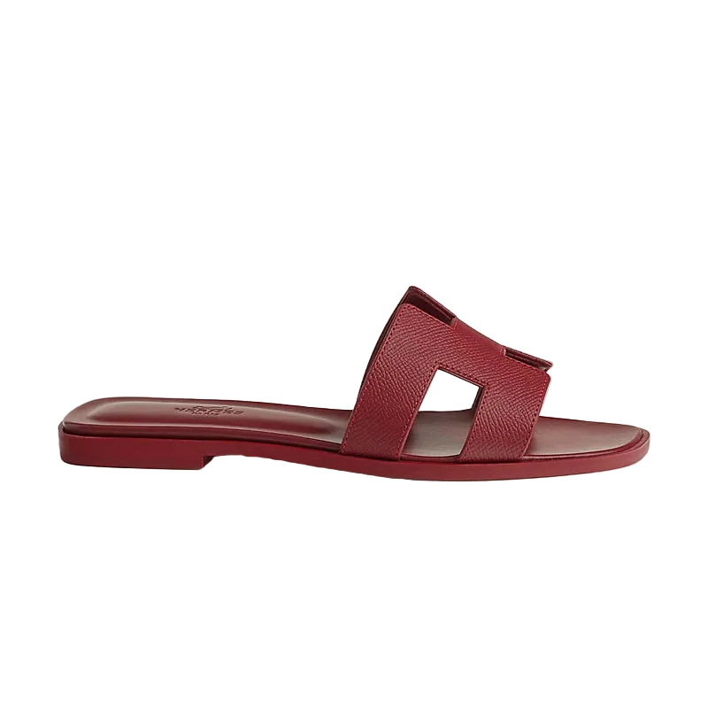 DE1BD3E9-5E2F-4497-B895-1F292F404EEB.png Hermès Oran sandal 'Rouge H' - Image 1