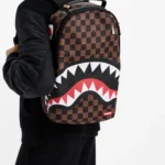 Peeking Character Check Backpack