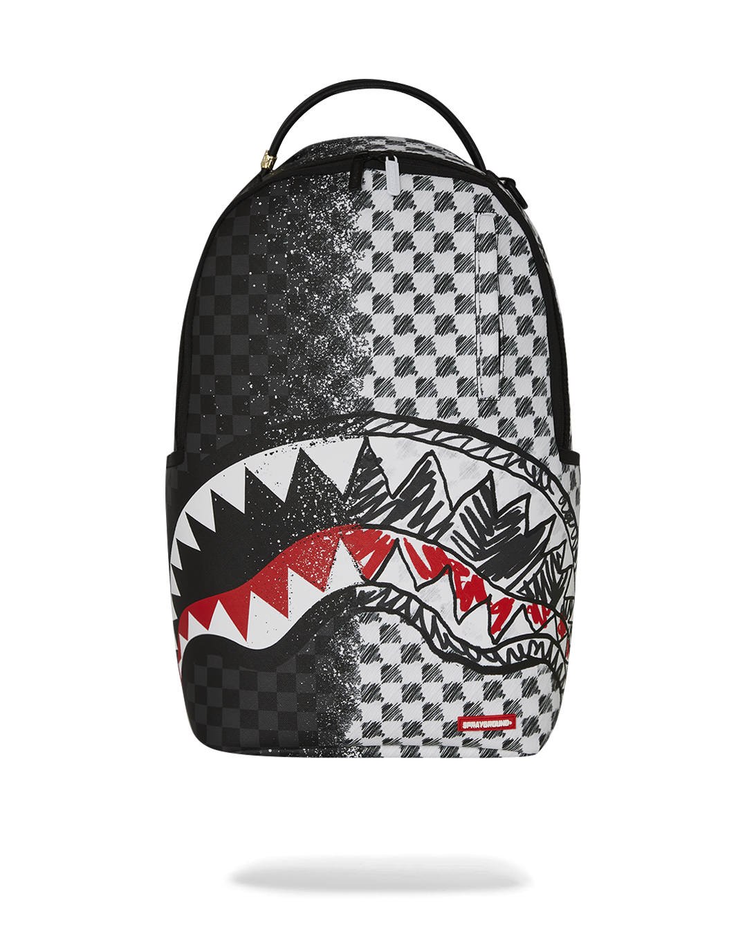 scribble-dribble-check-backpack-1.png Scribble Dribble Check Backpack - Image 1